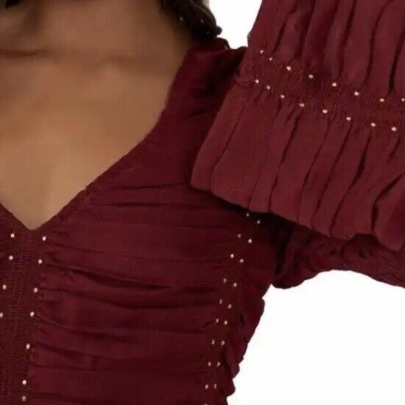 New FREE PEOPLE Western Women’s Romance Mini Dress Bohemian Boho $448 SIZE 6 - Picture 6 of 6